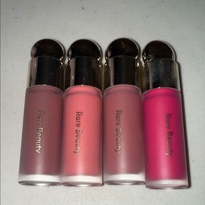 Rare Beauty Liquid Blush Set (4)- Believe, Happy, Encourage, Lucky